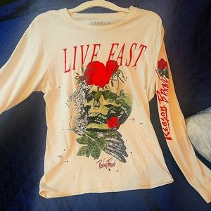 Men's "Live Fast" long sleeve size Large